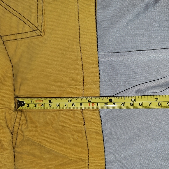 prAna Suki Corduroy Mustard Gold Shorts Low Rise Bottoms Fall Women's Sz 6 NWT - Picture 6 of 13